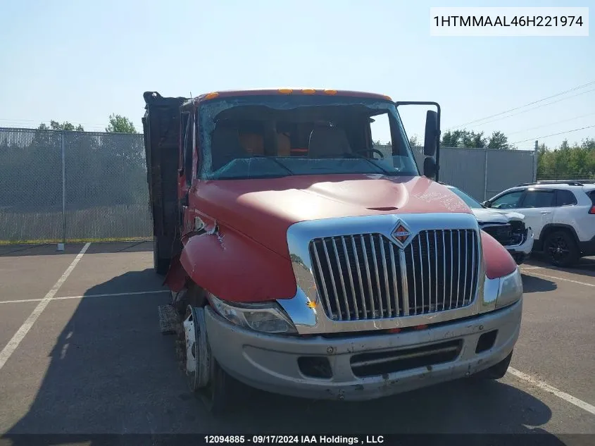 2006 International 4300 VIN: 1HTMMAAL46H221974 Lot: 12094885