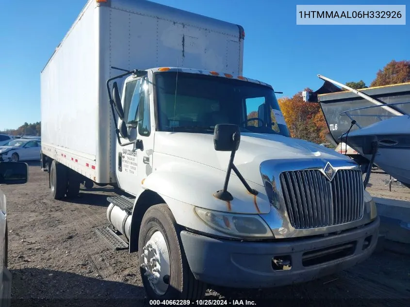 2006 International 4000 4300 VIN: 1HTMMAAL06H332926 Lot: 40662289