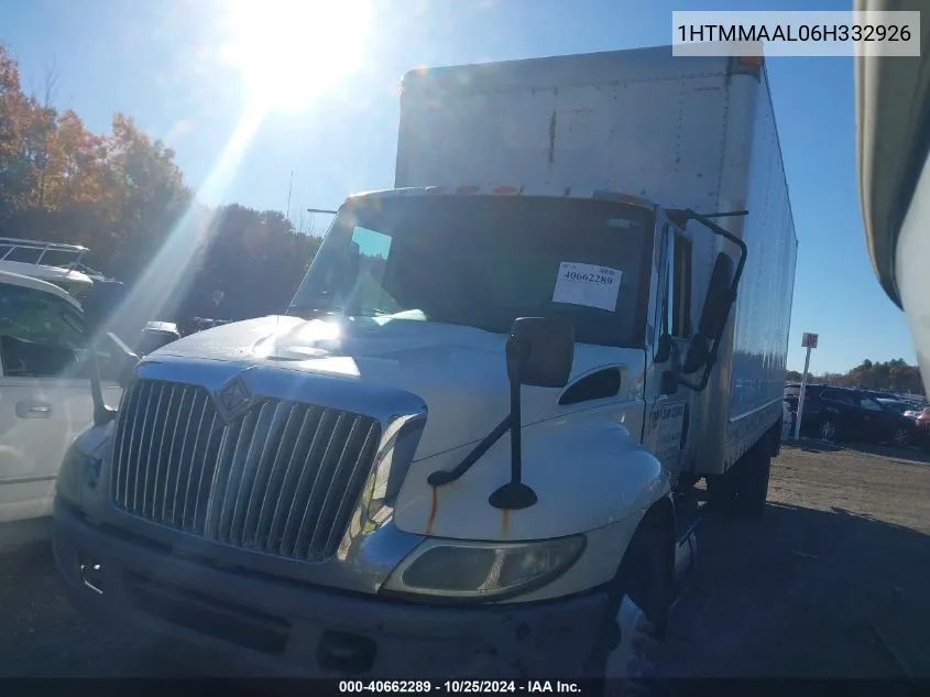 2006 International 4000 4300 VIN: 1HTMMAAL06H332926 Lot: 40662289