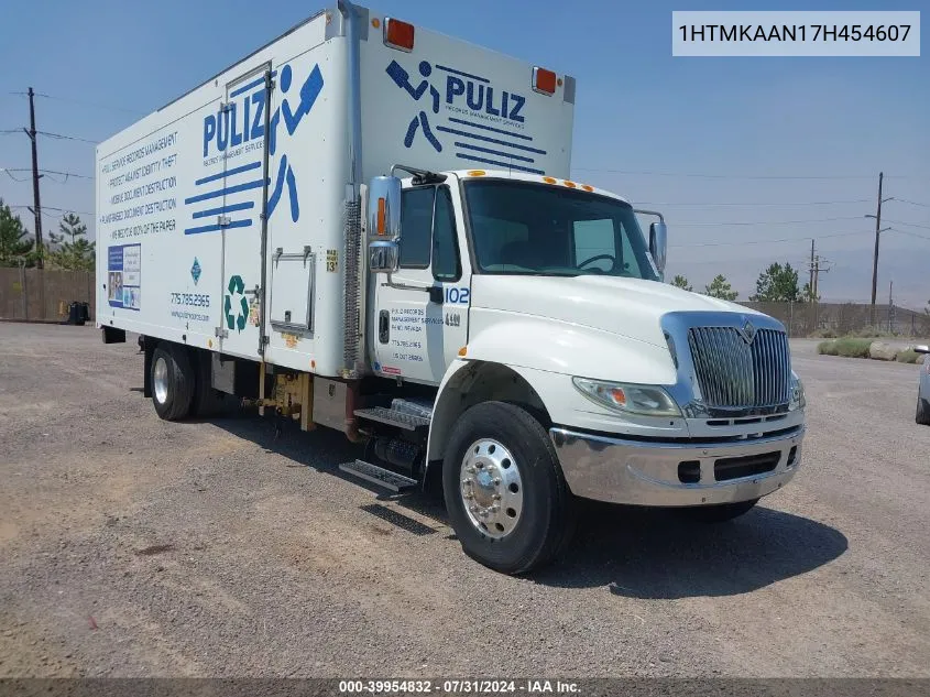 2007 International 4000 4400 VIN: 1HTMKAAN17H454607 Lot: 39954832