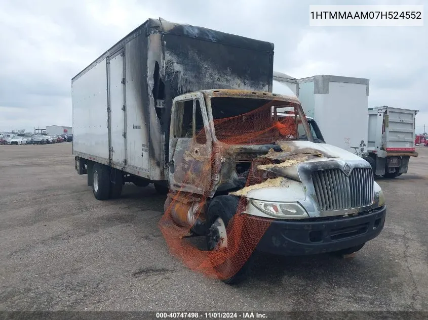 2007 International 4000 4300 VIN: 1HTMMAAM07H524552 Lot: 40747498