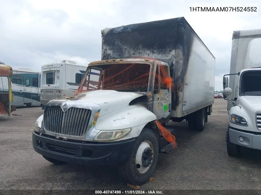 2007 International 4000 4300 VIN: 1HTMMAAM07H524552 Lot: 40747498