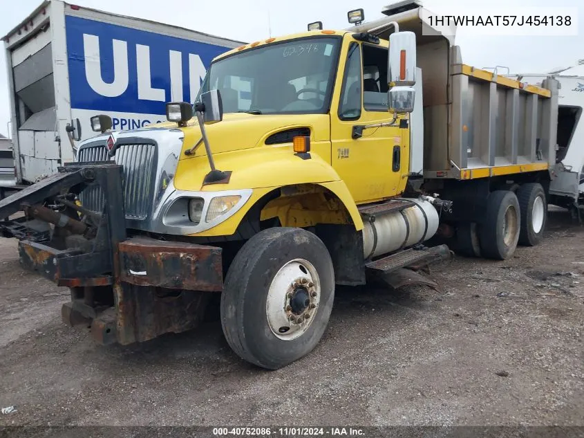 2007 International 7000 7400 VIN: 1HTWHAAT57J454138 Lot: 40752086