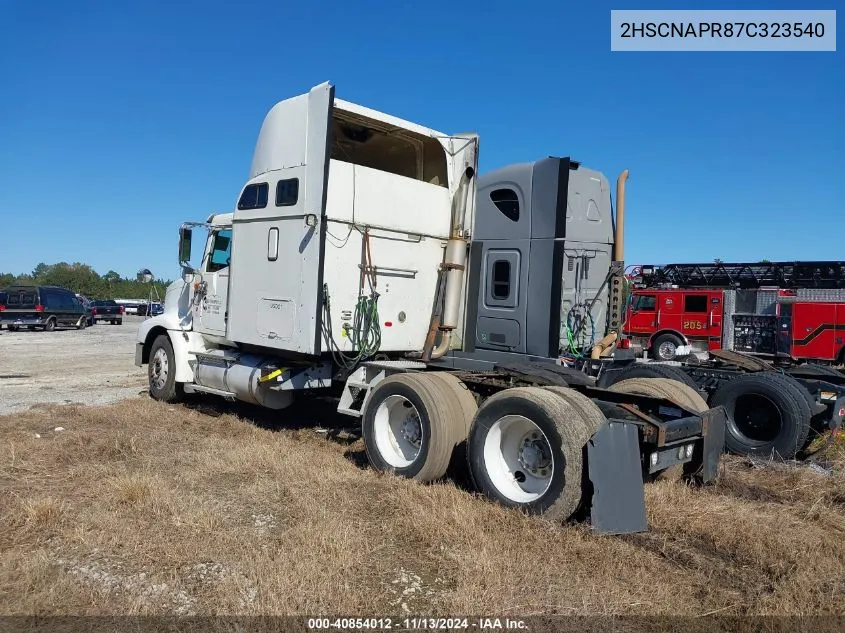 2007 International 9400 9400I VIN: 2HSCNAPR87C323540 Lot: 40854012