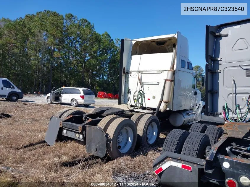 2007 International 9400 9400I VIN: 2HSCNAPR87C323540 Lot: 40854012