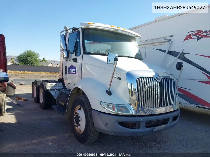 2008 International 8000 8600 VIN: 1HSHXAHR28J649027 Lot: 40296936