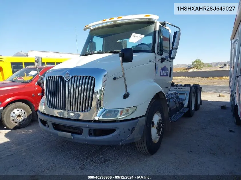 2008 International 8000 8600 VIN: 1HSHXAHR28J649027 Lot: 40296936