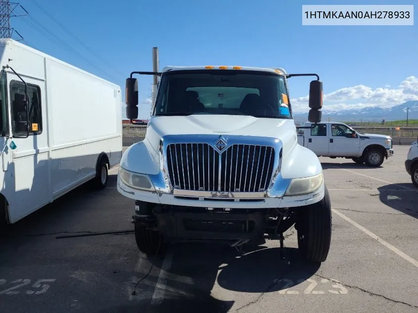 2010 International 4000 4400 VIN: 1HTMKAAN0AH278933 Lot: 40527676