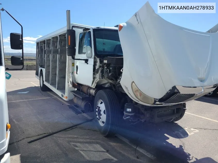 2010 International 4000 4400 VIN: 1HTMKAAN0AH278933 Lot: 40527676