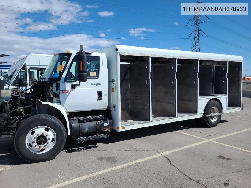 2010 International 4000 4400 VIN: 1HTMKAAN0AH278933 Lot: 40527676