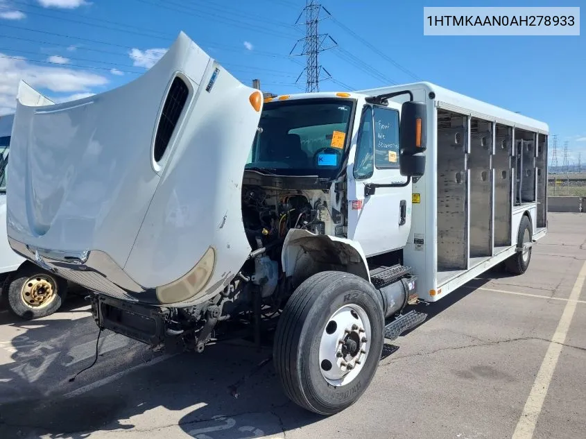 2010 International 4000 4400 VIN: 1HTMKAAN0AH278933 Lot: 40527676