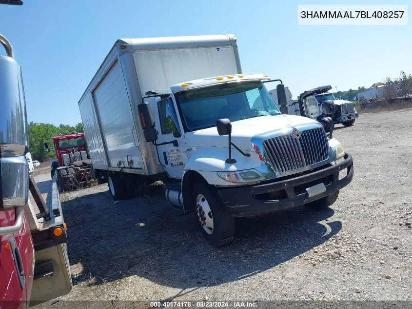 2011 International 4000 4300 VIN: 3HAMMAAL7BL408257 Lot: 40174178