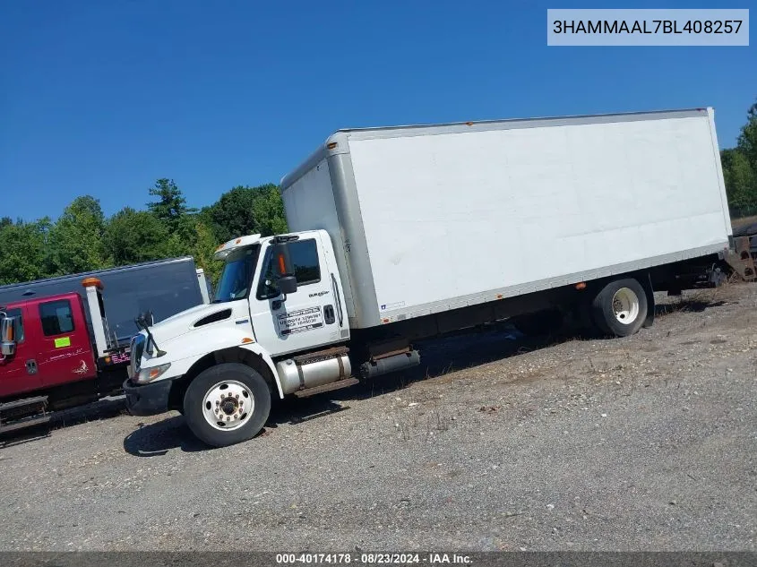 2011 International 4000 4300 VIN: 3HAMMAAL7BL408257 Lot: 40174178