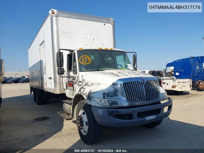 2011 International 4000 4300 VIN: 1HTMMAAL4BH317176 Lot: 40563137