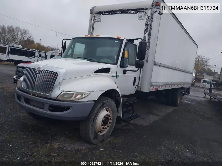 1HTMMAAN6BH319724 2011 International 4000 4300