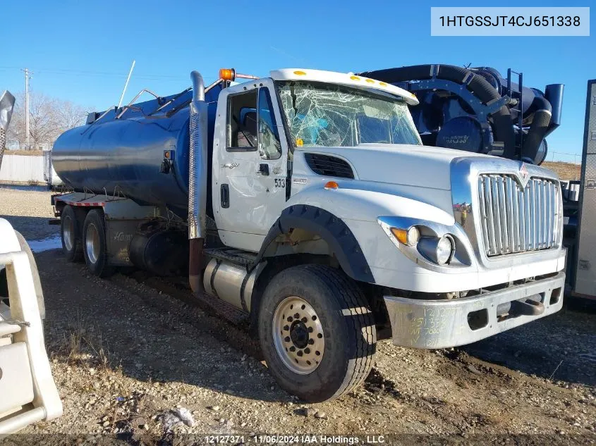 2012 International 7000 7600 VIN: 1HTGSSJT4CJ651338 Lot: 12127371