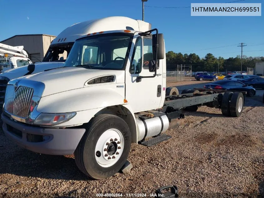 2012 International 4000 4300 VIN: 1HTMMAAN2CH699551 Lot: 40802864