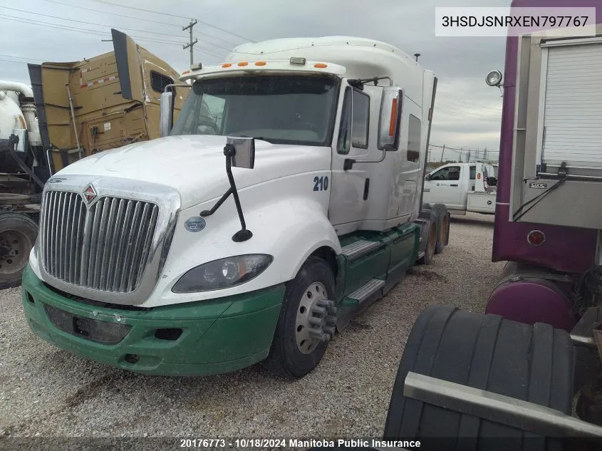 2014 International Prostar VIN: 3HSDJSNRXEN797767 Lot: 20176773