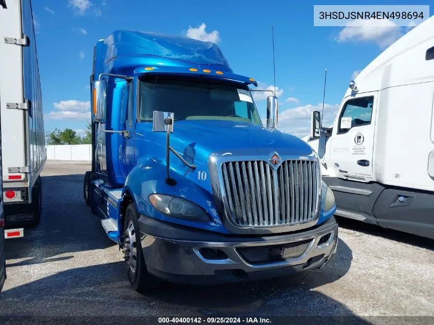 2014 International Prostar VIN: 3HSDJSNR4EN498694 Lot: 40400142