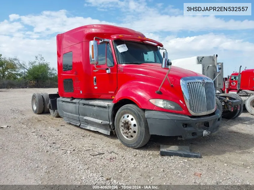 2014 International Prostar VIN: 3HSDJAPR2EN532557 Lot: 40520396