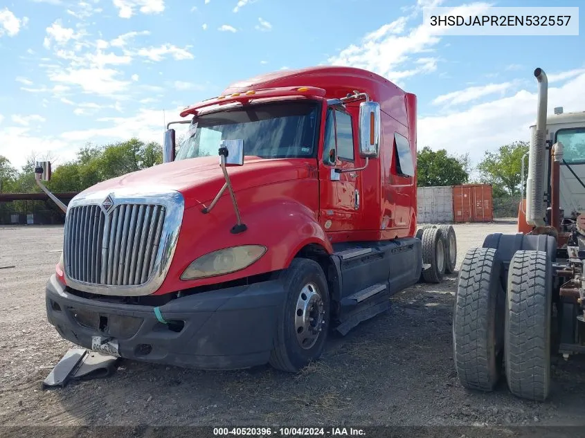 2014 International Prostar VIN: 3HSDJAPR2EN532557 Lot: 40520396