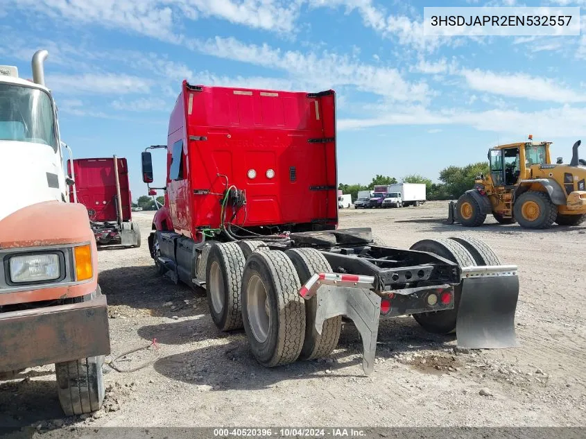 2014 International Prostar VIN: 3HSDJAPR2EN532557 Lot: 40520396