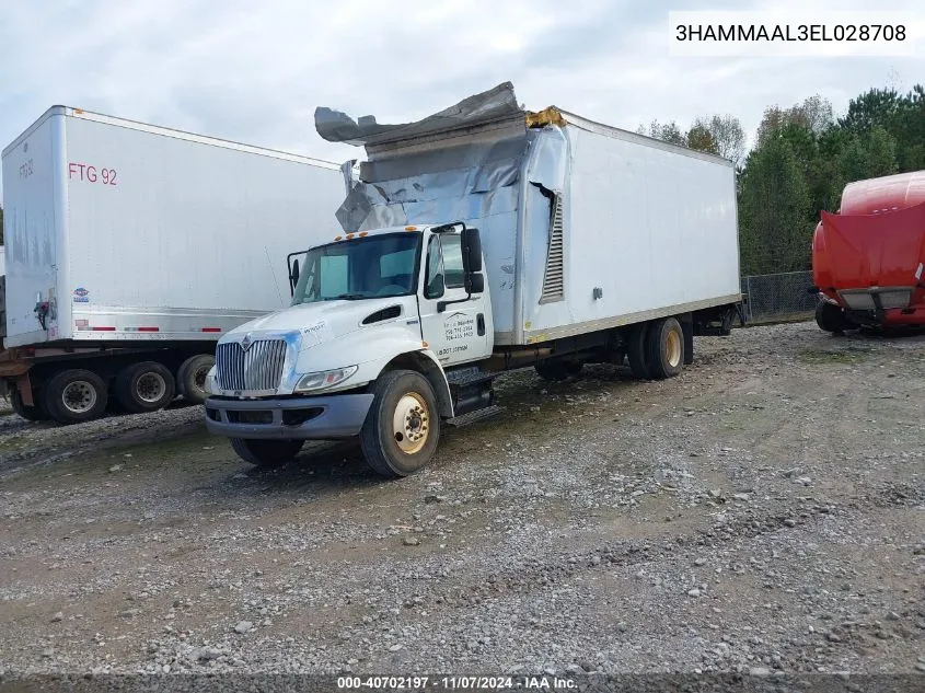 2014 International 4000 4300 VIN: 3HAMMAAL3EL028708 Lot: 40702197