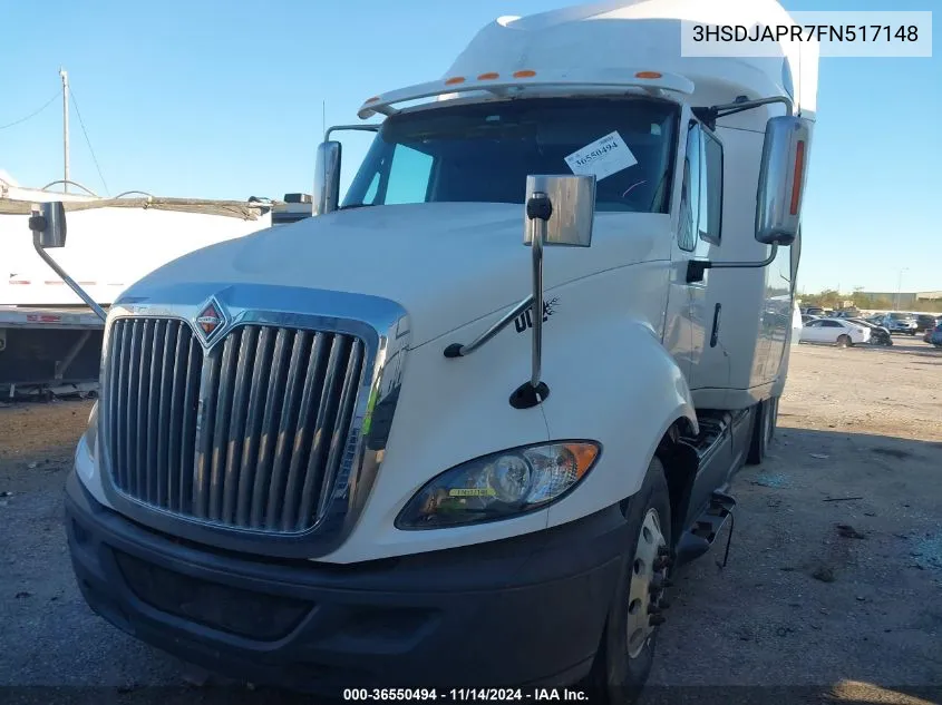 2015 International Prostar VIN: 3HSDJAPR7FN517148 Lot: 36550494