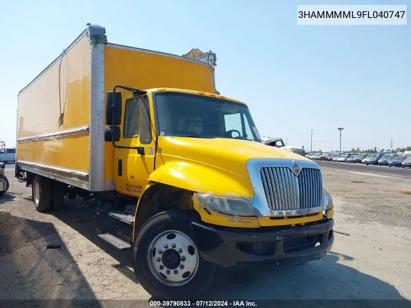 2015 International 4000 4300 VIN: 3HAMMMML9FL040747 Lot: 39790833