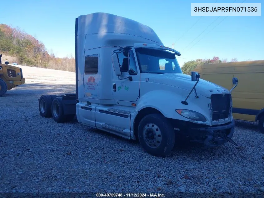 2015 International Prostar VIN: 3HSDJAPR9FN071536 Lot: 40759748