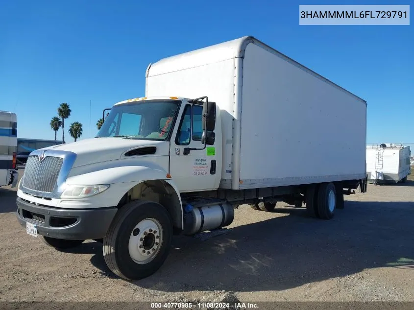 2015 International 4000 4300 VIN: 3HAMMMML6FL729791 Lot: 40770985