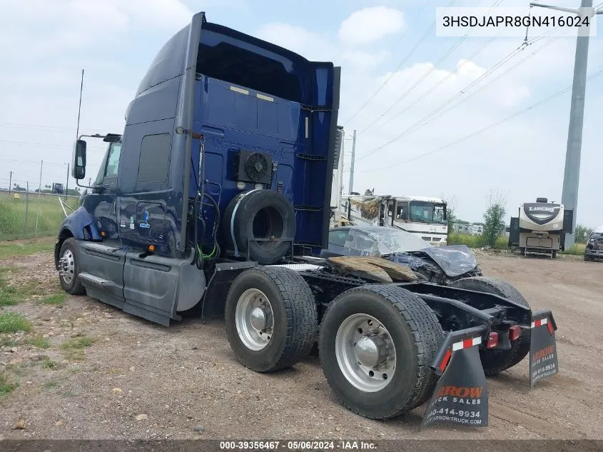 3HSDJAPR8GN416024 2016 International Prostar