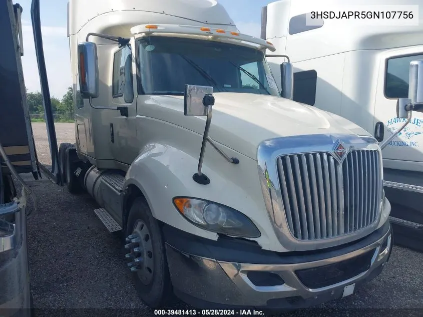 2016 International Prostar VIN: 3HSDJAPR5GN107756 Lot: 39481413