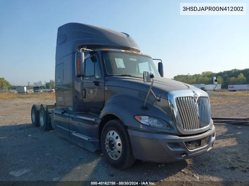 2016 International Prostar VIN: 3HSDJAPR0GN412002 Lot: 40162758