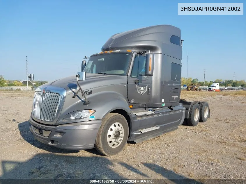 2016 International Prostar VIN: 3HSDJAPR0GN412002 Lot: 40162758