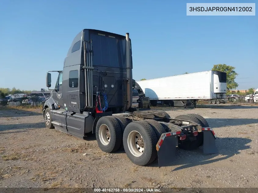 2016 International Prostar VIN: 3HSDJAPR0GN412002 Lot: 40162758