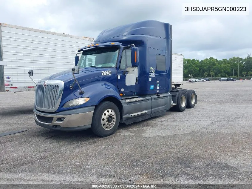 3HSDJAPR5GN000223 2016 International Prostar