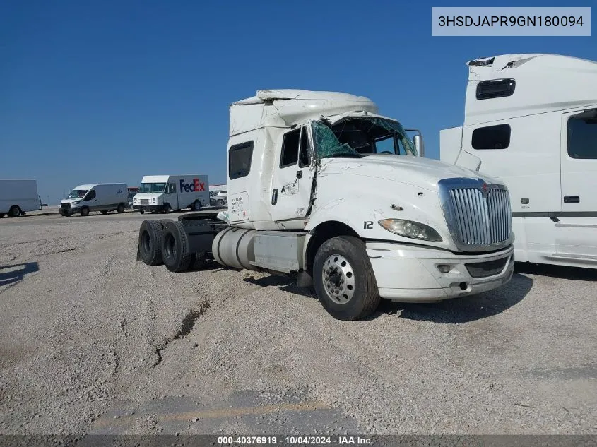 2016 International Prostar VIN: 3HSDJAPR9GN180094 Lot: 40376919