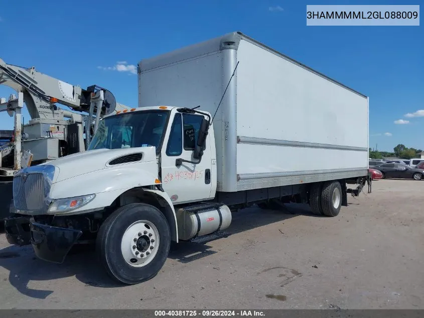 2016 International 4000 4300 VIN: 3HAMMMML2GL088009 Lot: 40381725