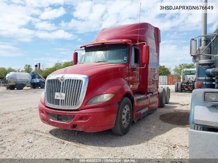 2016 International Prostar VIN: 3HSDJAPRXGN676649 Lot: 40520270