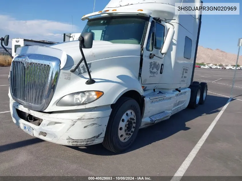 2016 International Prostar VIN: 3HSDJAPR3GN020969 Lot: 40529883