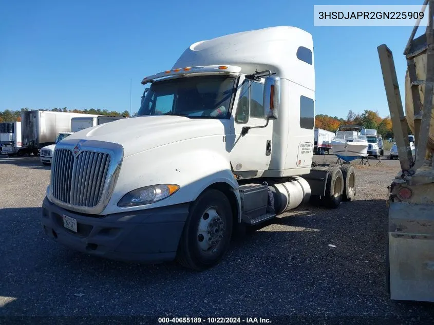 2016 International Prostar VIN: 3HSDJAPR2GN225909 Lot: 40655189