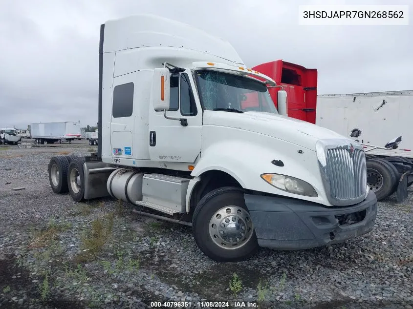 2016 International Prostar VIN: 3HSDJAPR7GN268562 Lot: 40796351