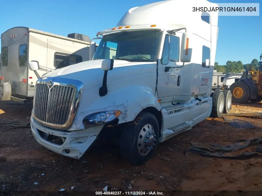 2016 International Prostar VIN: 3HSDJAPR1GN461404 Lot: 40840237