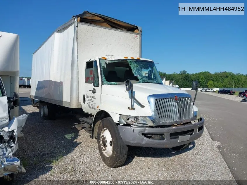 2017 International Durastar 4300 VIN: 1HTMMMML4HH484952 Lot: 39864250