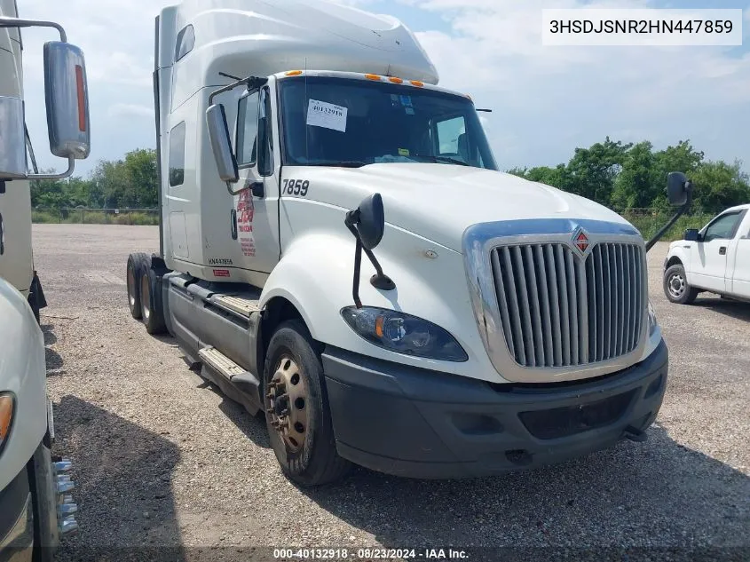 2017 International Prostar+ VIN: 3HSDJSNR2HN447859 Lot: 40132918