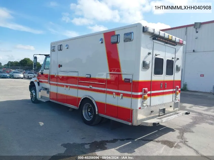 1HTMNMMLXHH040908 2017 International Durastar 4300