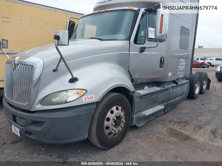 2017 International Prostar+ VIN: 3HSDJAPR4HN679774 Lot: 40265955