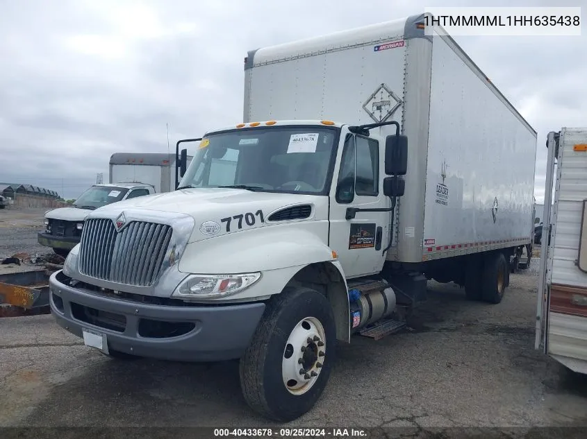 2017 International Durastar 4300 VIN: 1HTMMMML1HH635438 Lot: 40433678