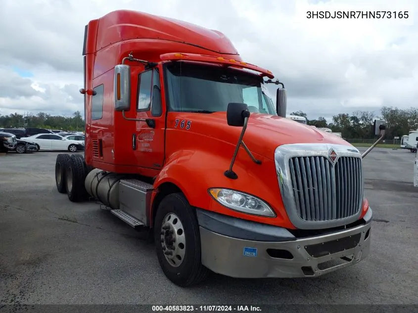 2017 International Prostar VIN: 3HSDJSNR7HN573165 Lot: 40583823